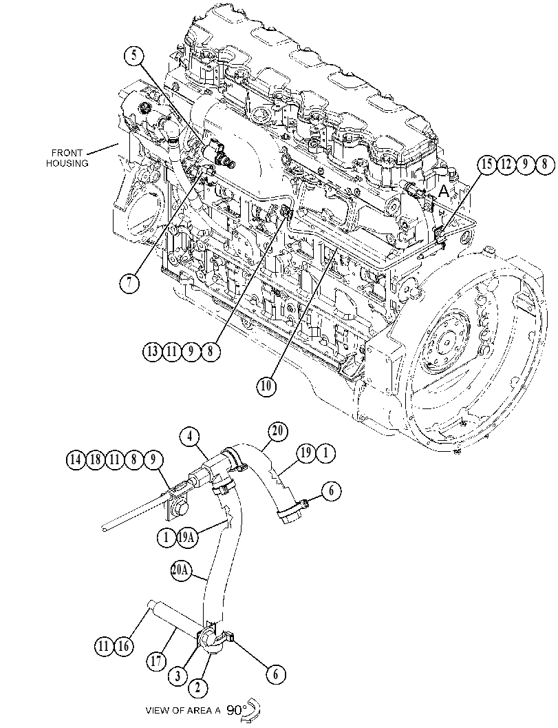 LINES GP-TURBOCHARGER 5685951 CAT