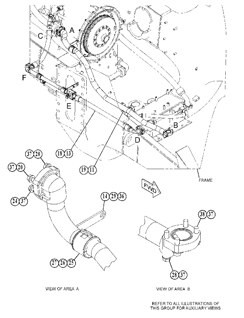 LINES GP-BRAKE COOLING 5700941 CAT