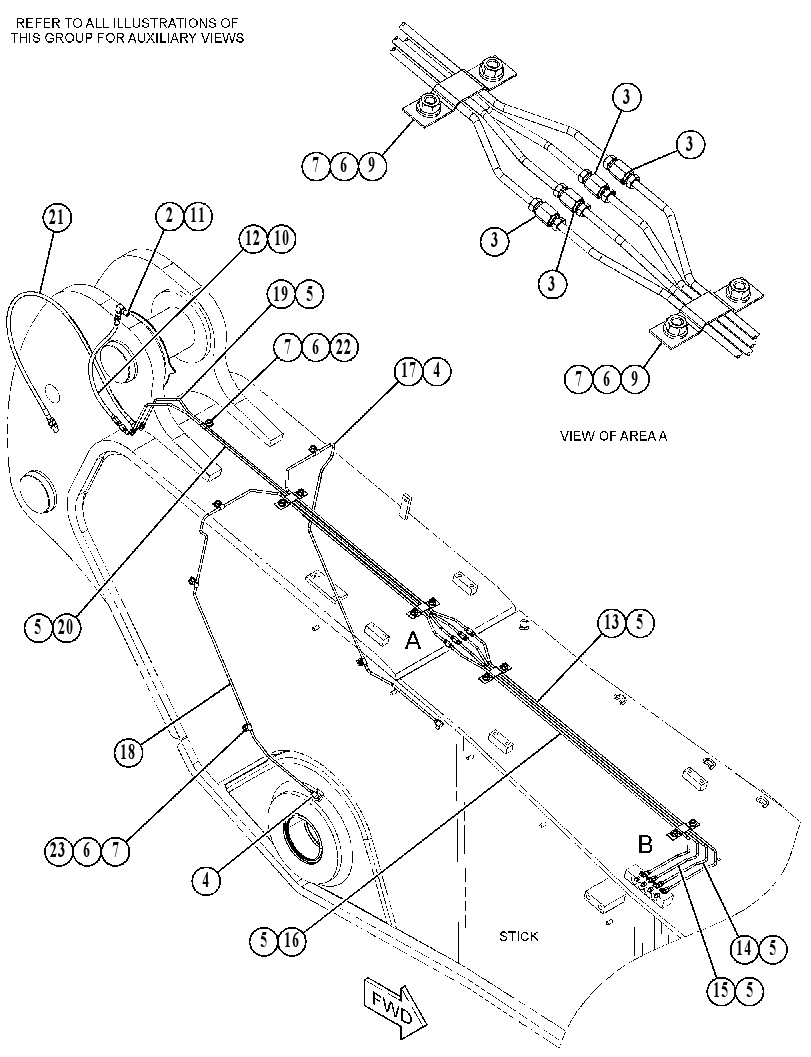 Трубопроводы смазки 5874186 CAT