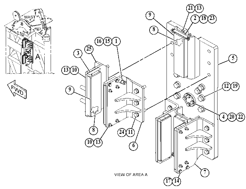 GUIDE GP-MAST 5278737 CAT