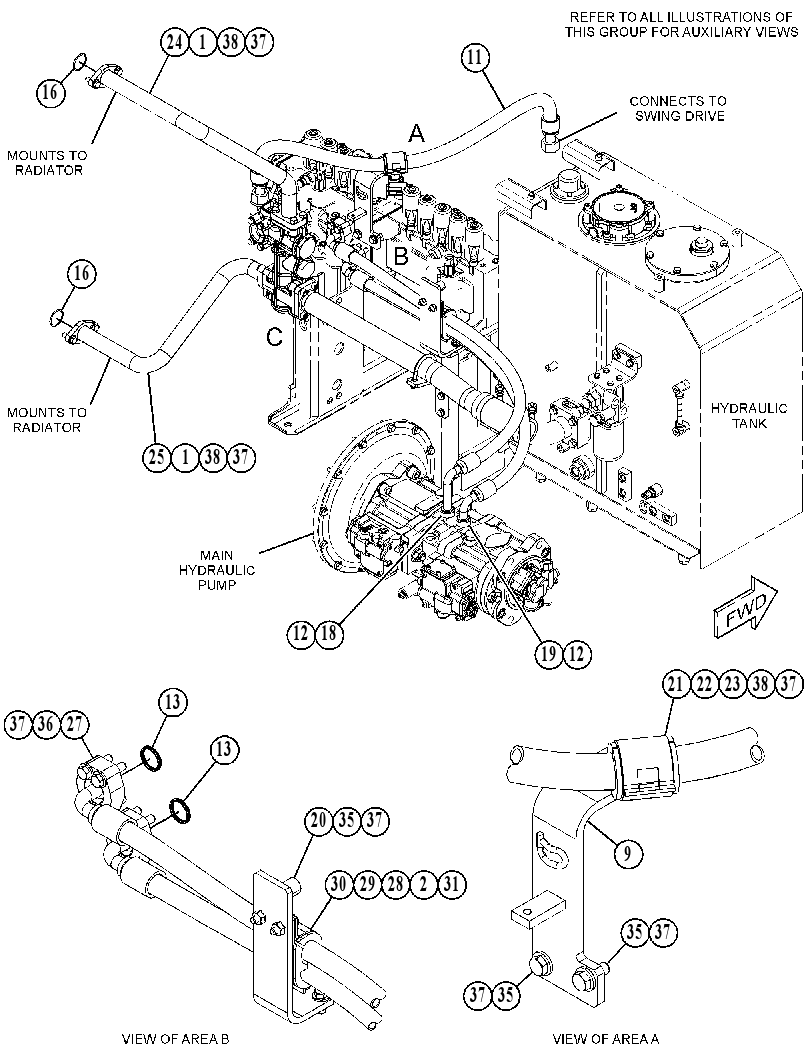 LINES GP-CONTROL 6019656 CAT