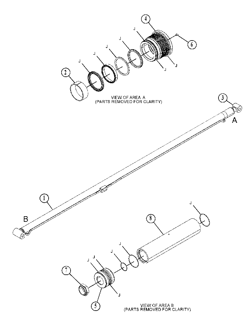 CYLINDER GP-TELESCOPING 5515521 CAT