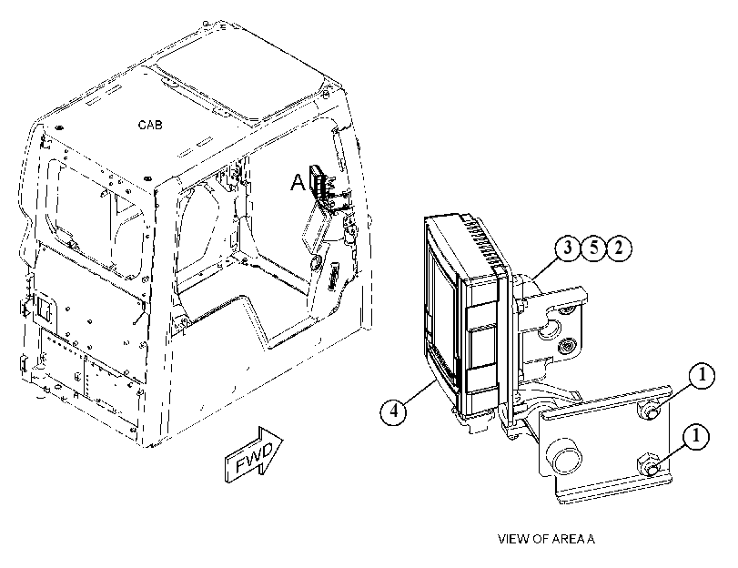 MONITOR & MOUNTING GP 5962795 CAT