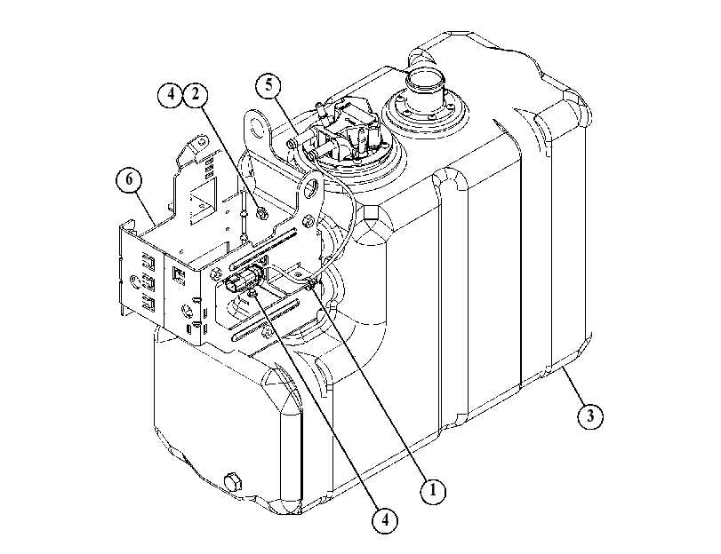 Бак AdBlue 5781525 CAT