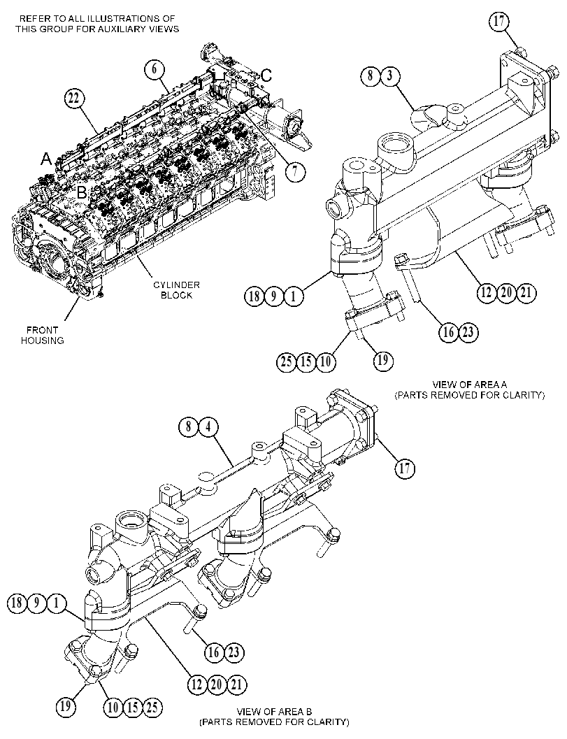 MANIFOLD GP-WATER 5883803 CAT