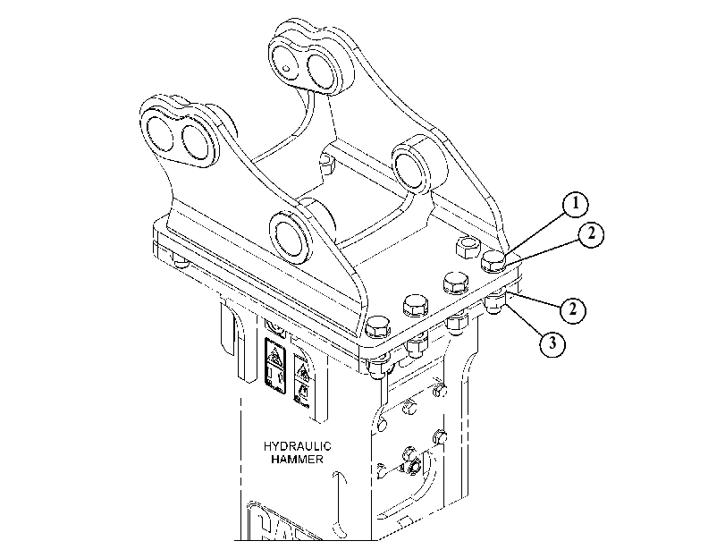MOUNTING GP-HAMMER 5329275 CAT