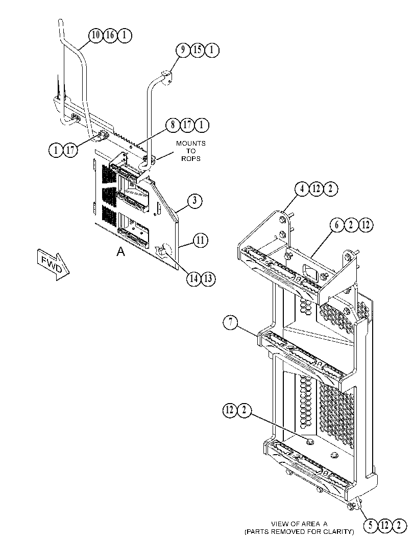 KIT-HANDRAIL 5987045 CAT