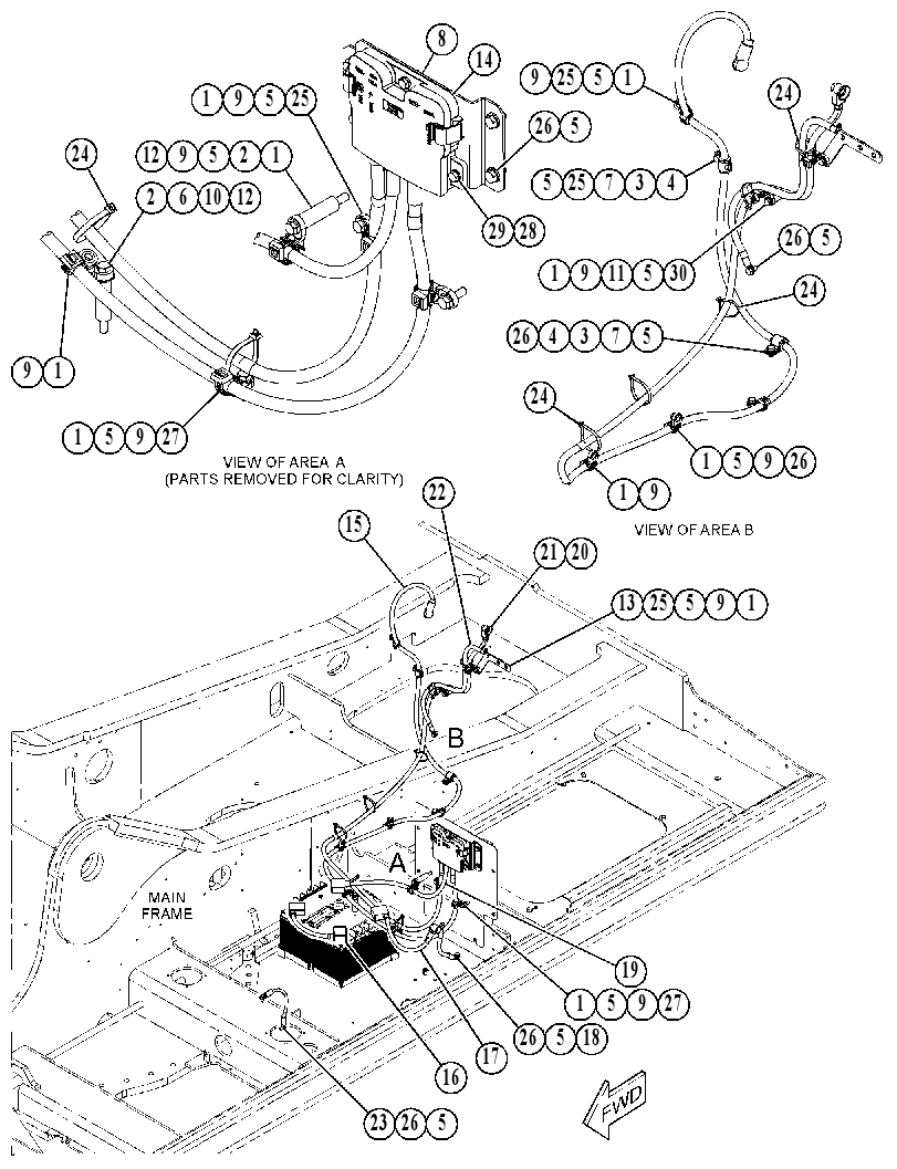 CABLE GP-GROUND 5861283 CAT