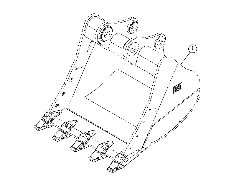 BUCKET GP-SEVERE SERVICE ROCK 5946548 CAT