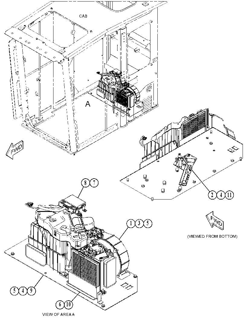 Кондиционер с креплением 5867974 CAT