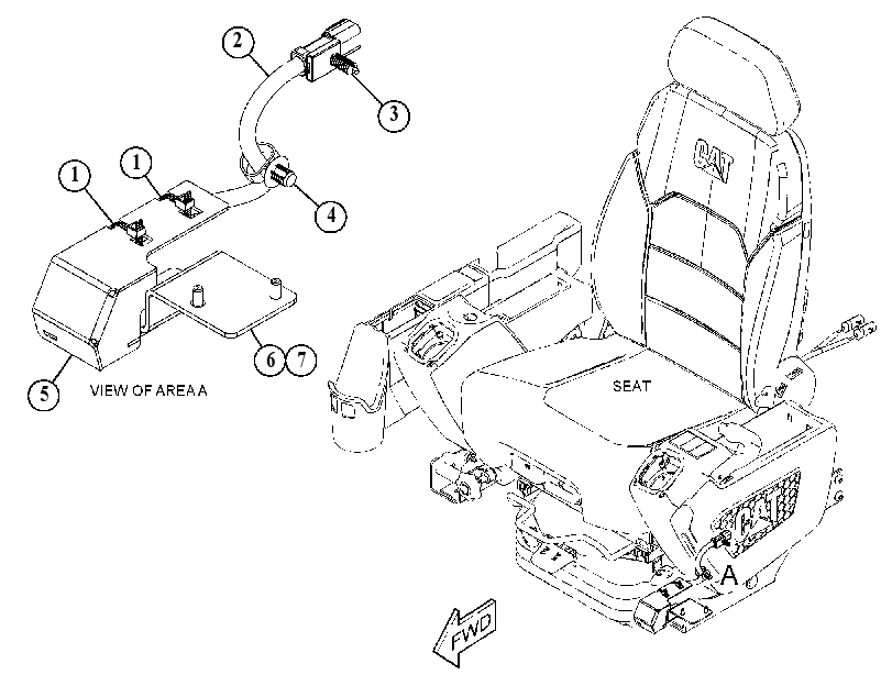 Освещение сигнальное 5892570 CAT