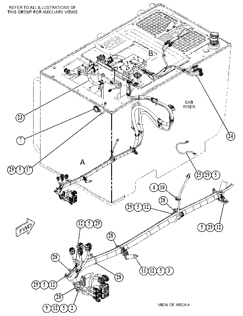 WIRING GP-RISER 5863710 CAT