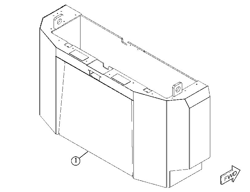 COUNTERWEIGHT AS 5823594 CAT