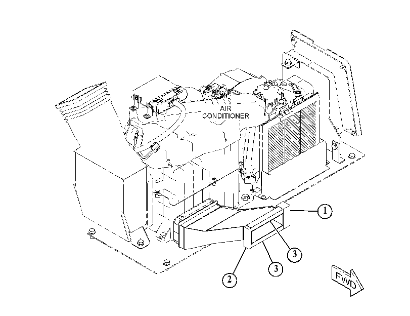 DUCT & INSULATION GP-A/C 5998956 CAT