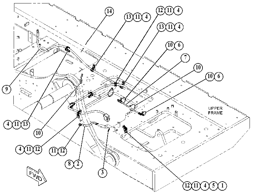 WIRING GP-CAB RISER 5864595 CAT