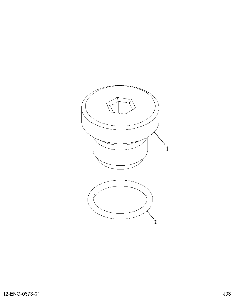 PLUG AS-RING O (PLUG ASM O-RING M12 X 1.5) 3762530 CAT
