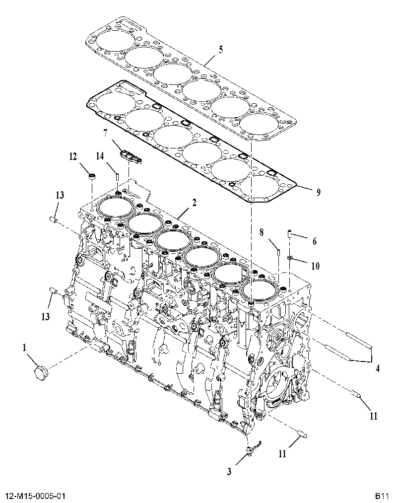 CRANKCASE 615006A002 CAT