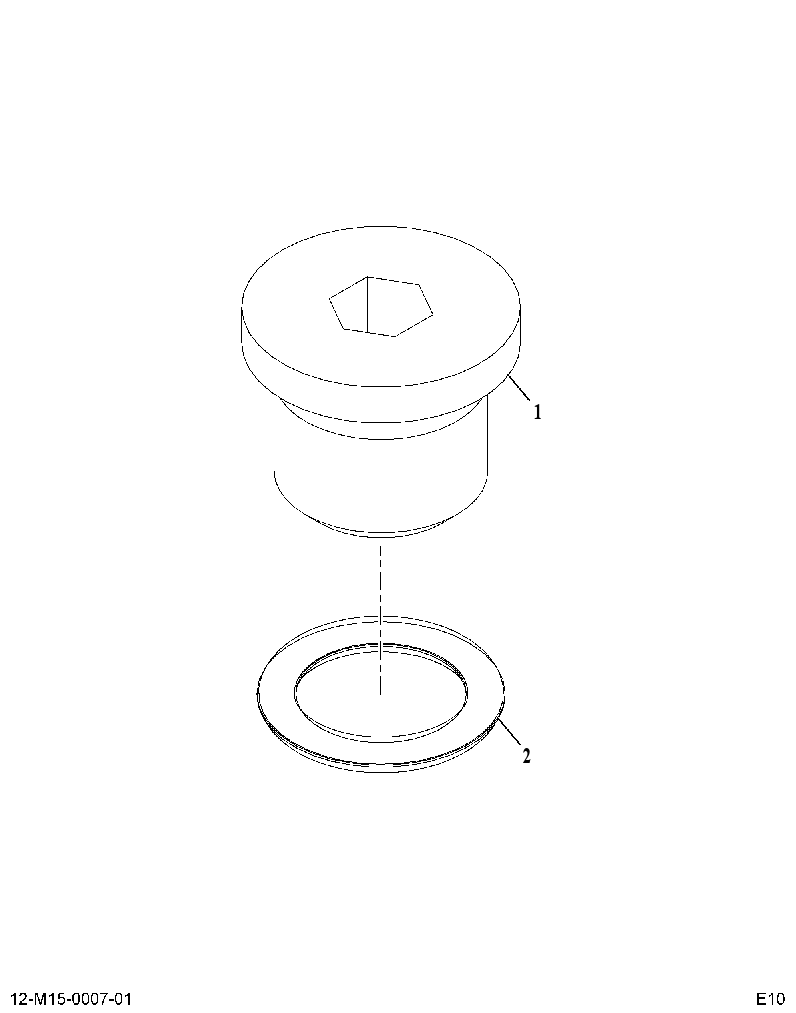 PLUG AS-CRKC (PLUG ASM CRANKCASE) 3939952 CAT