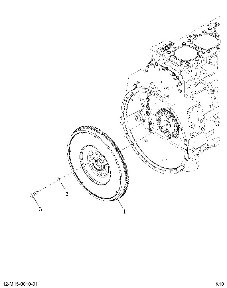 FLYWHEEL 615007L001 CAT