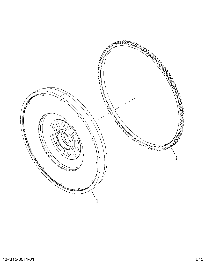 FLYWHEEL AS (FLYWHEEL ASM 15L) 3939843 CAT