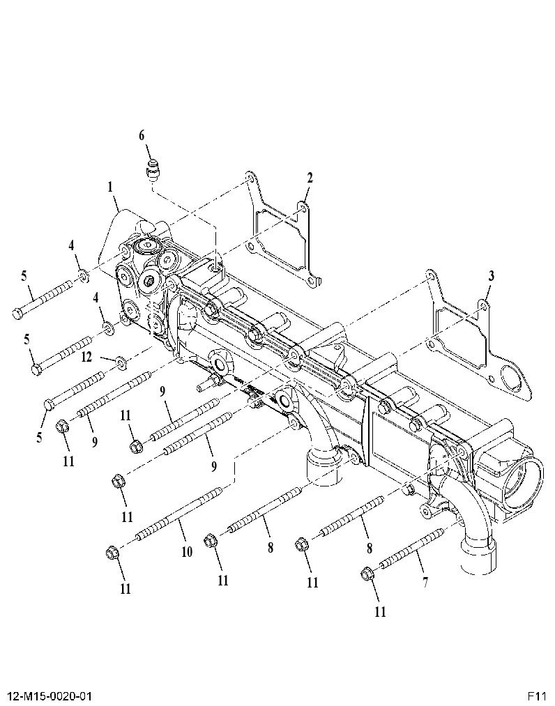 OIL COOLER 615013C001 CAT