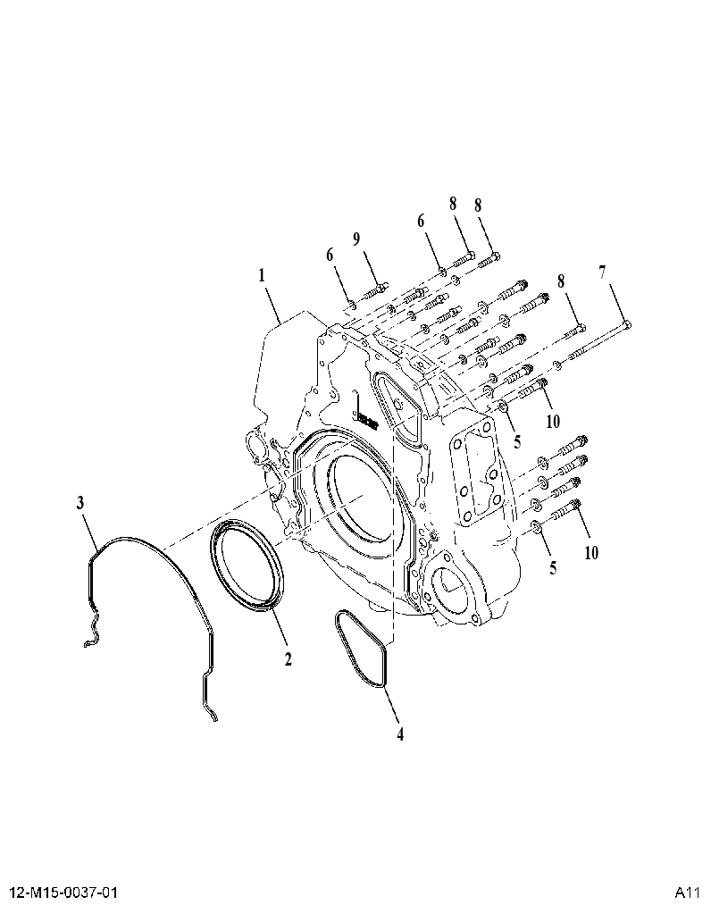 FLYWHEEL HOUSING 615010L001 CAT