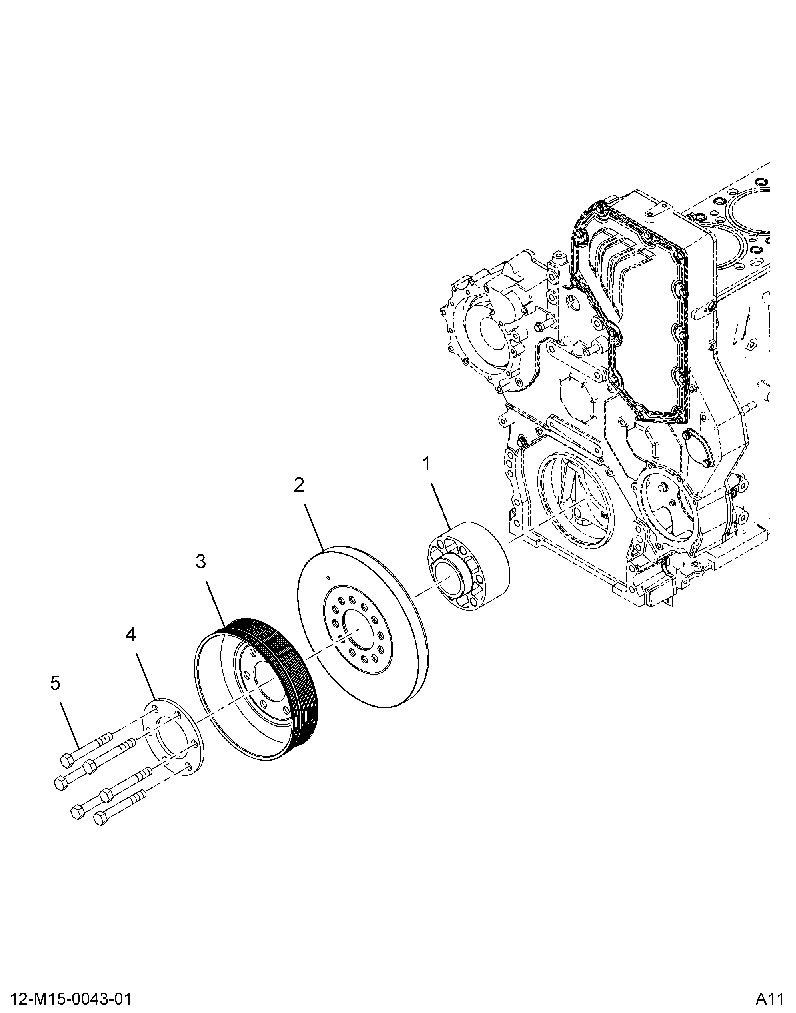 VIBRATION DAMPER 615007B001 CAT