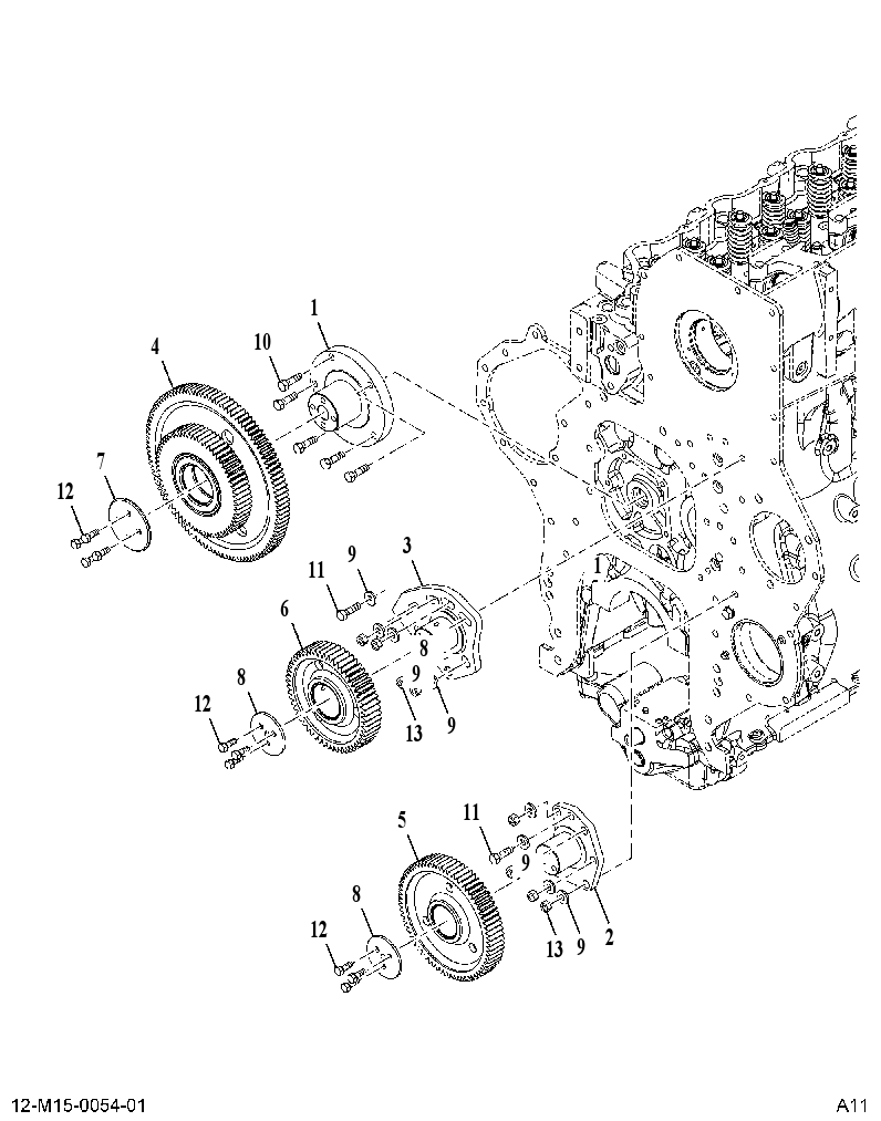IDLER GEAR 615003D001 CAT