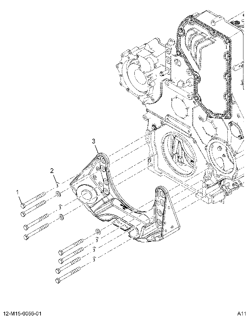 FRONT MOUNTS 615010M002 CAT
