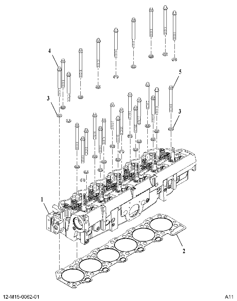 CYLINDER HEAD 615008A002 CAT