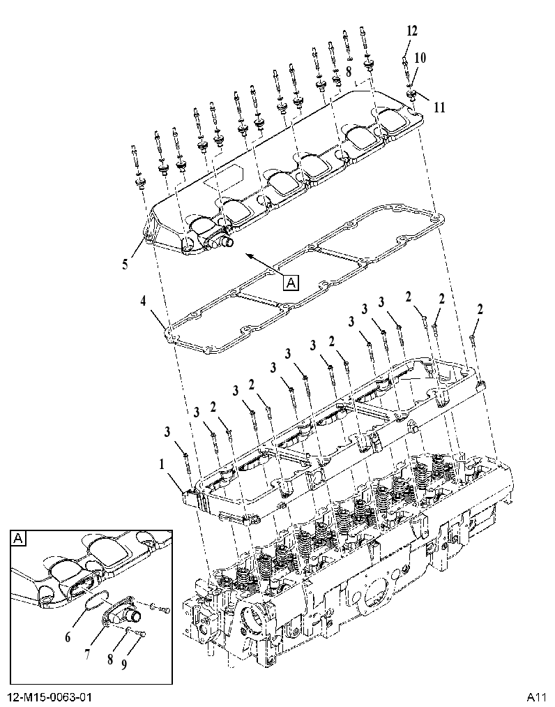 VALVE COVER 615008D002 CAT
