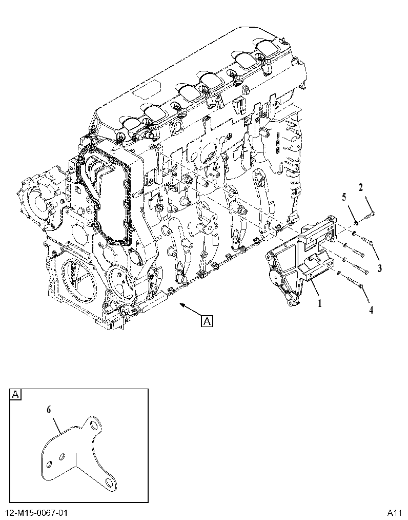 ALTERNATOR BRACKET 615009L001 CAT