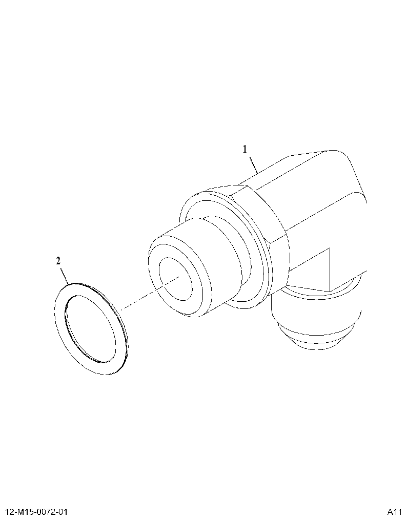 FITTING AS (FITTING ASM 9/16-18 X 90 DEG) 3939990 CAT