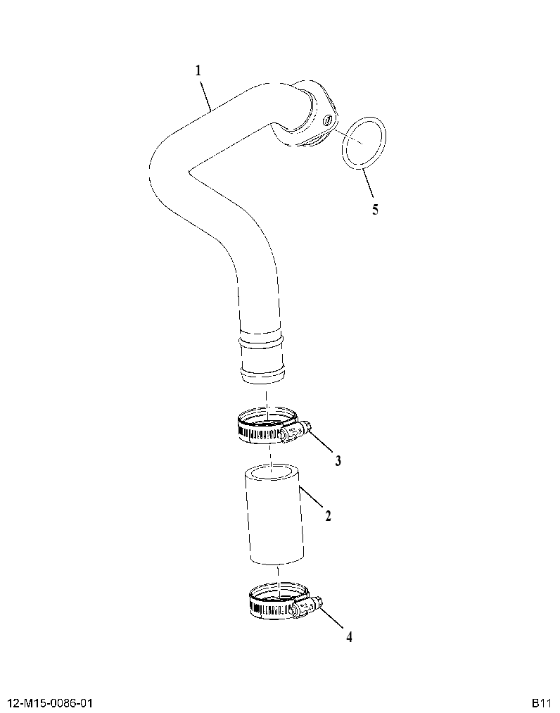 TUBE AS-EGR COOL (TUBE, ASSY EGR COOLANT) 3940029 CAT