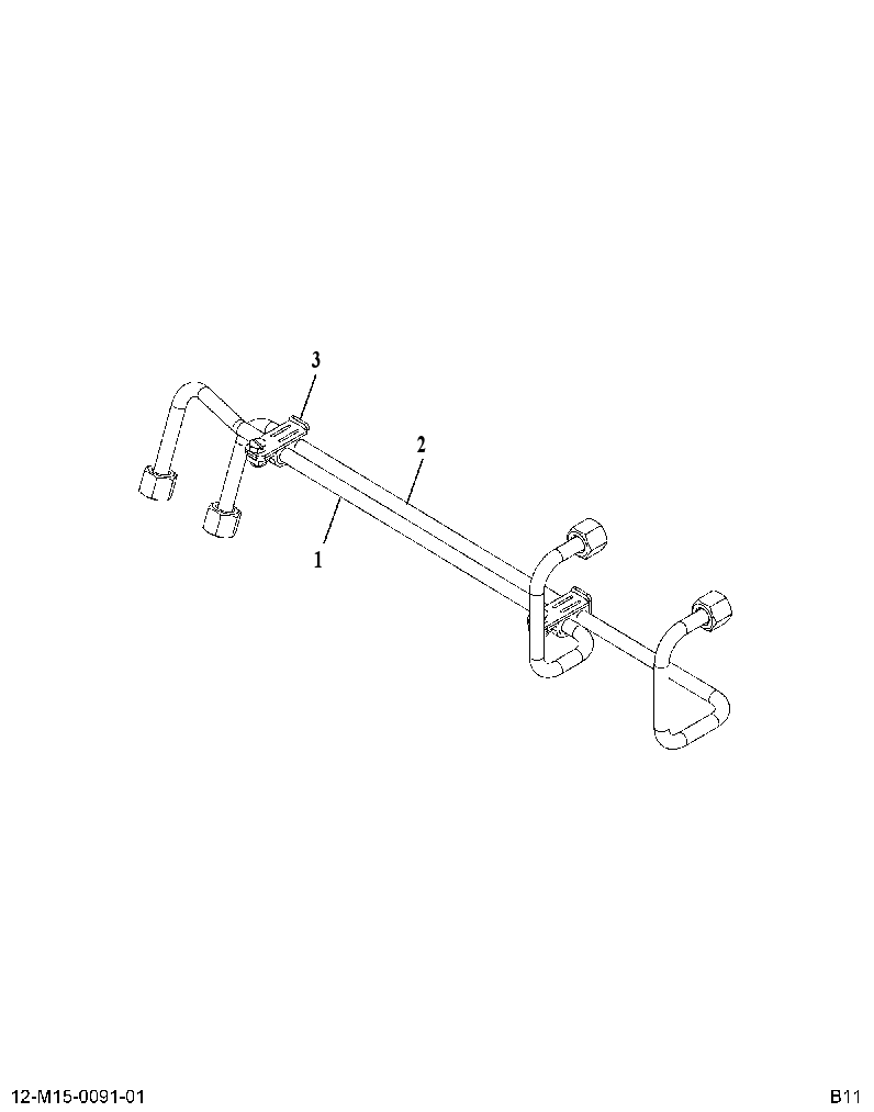TUBE AS-PUMP (TUBE ASM PUMP TO RAIL) 4177668 CAT