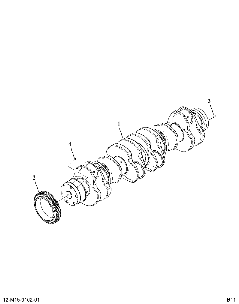 CRANKSHAFT AS (CRANKSHAFT ASM) 3990503 CAT