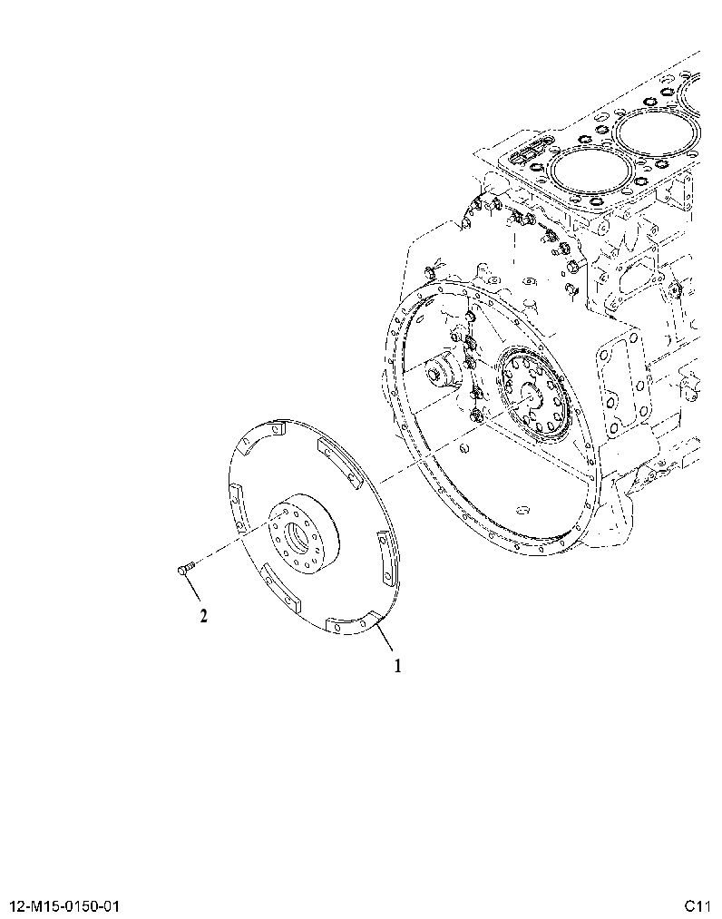 FLYWHEEL AUTO 615007L003 CAT