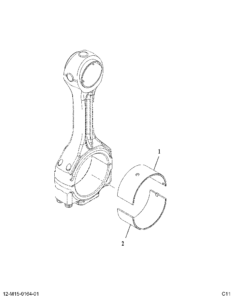 KIT-ROD BEARING (KIT CONNECTING ROD BRG NORMAL) 3990138 CAT