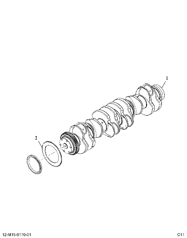 KIT-CRANKSHAFT (KIT CRANKSHAFT ASM 15L) 3990143 CAT