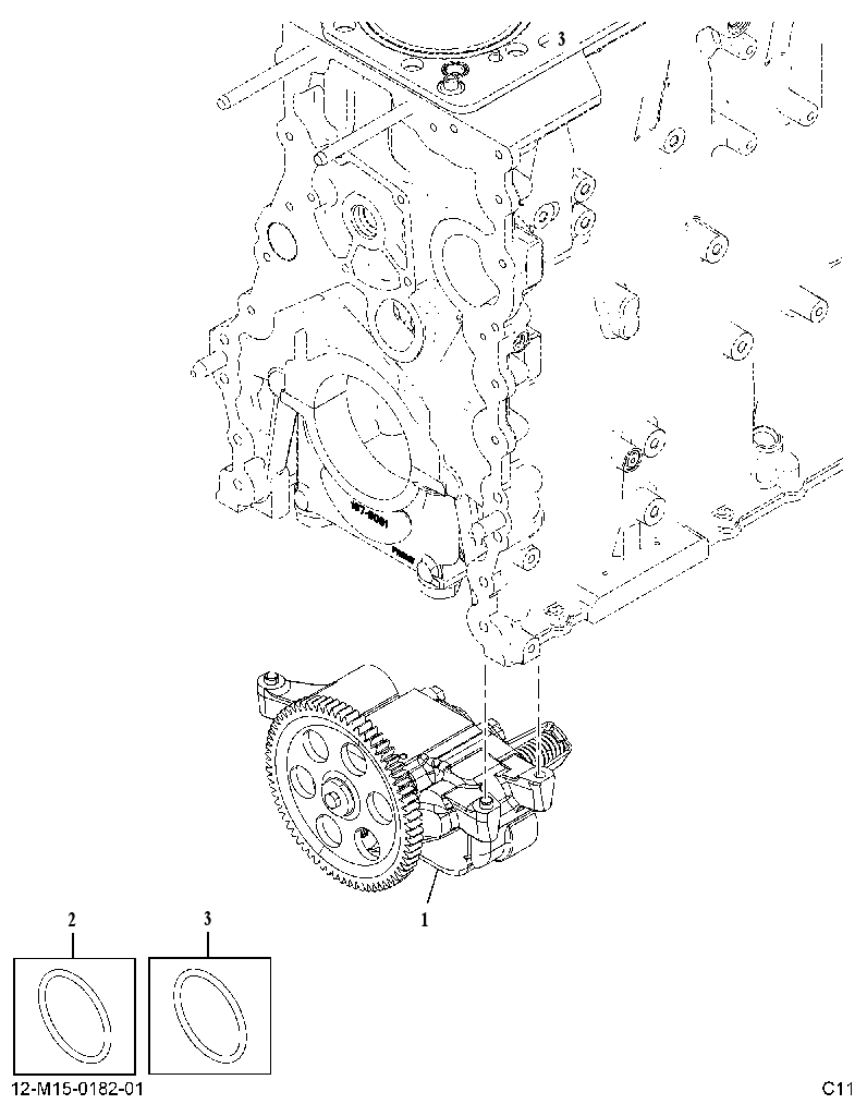 KIT-OIL PUMP (KIT OIL PUMP) 3990154 CAT