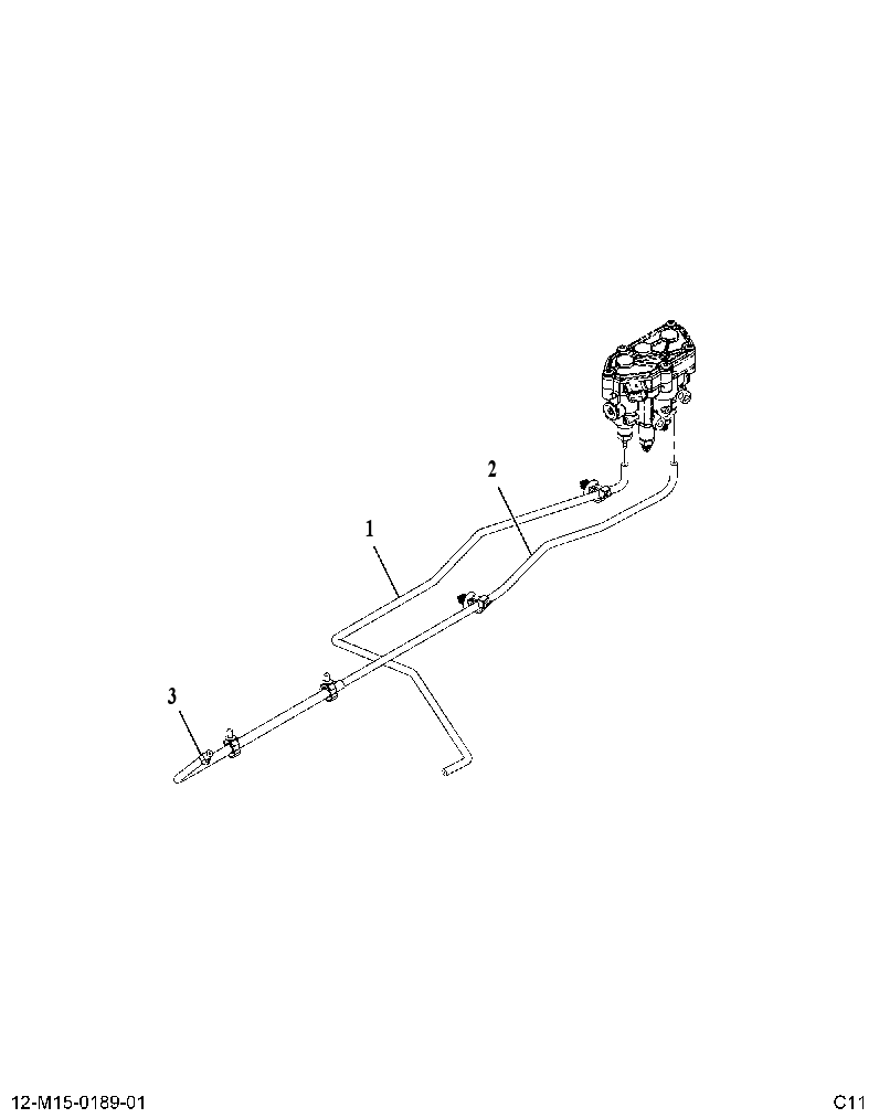 KIT BOOST CONTROL AIR SUP LINE 3014697C91 CAT
