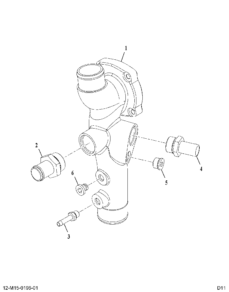PIPE AS-WTR PUMP (PIPE ASSY WATER PUMP IN) 3939918 CAT