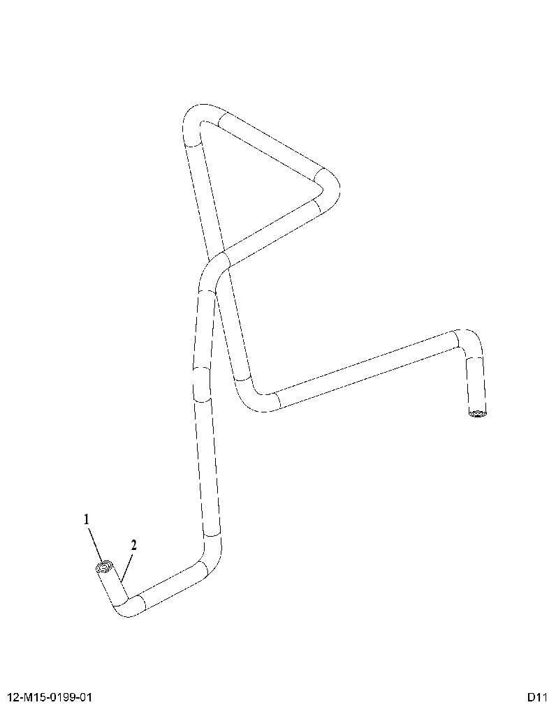 HOSE AS-GATE (HOSE ASM HP WASTEGATE) 3940069 CAT