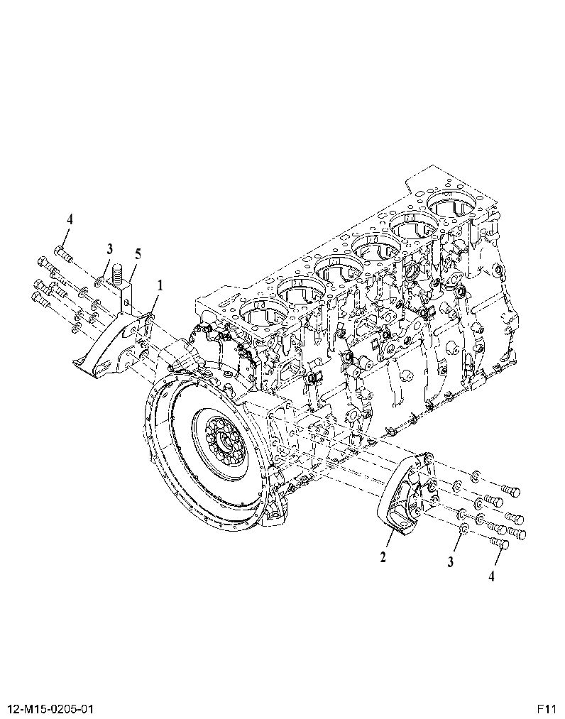 REAR MOUNT 615010N002 CAT