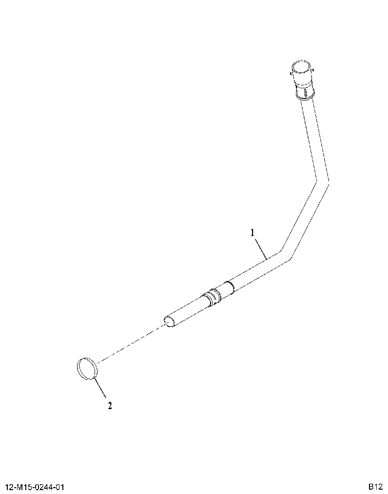 HOSE AS-OIL LVL (HOSE, ASM OIL LEVEL GAUGE) 3987787 CAT