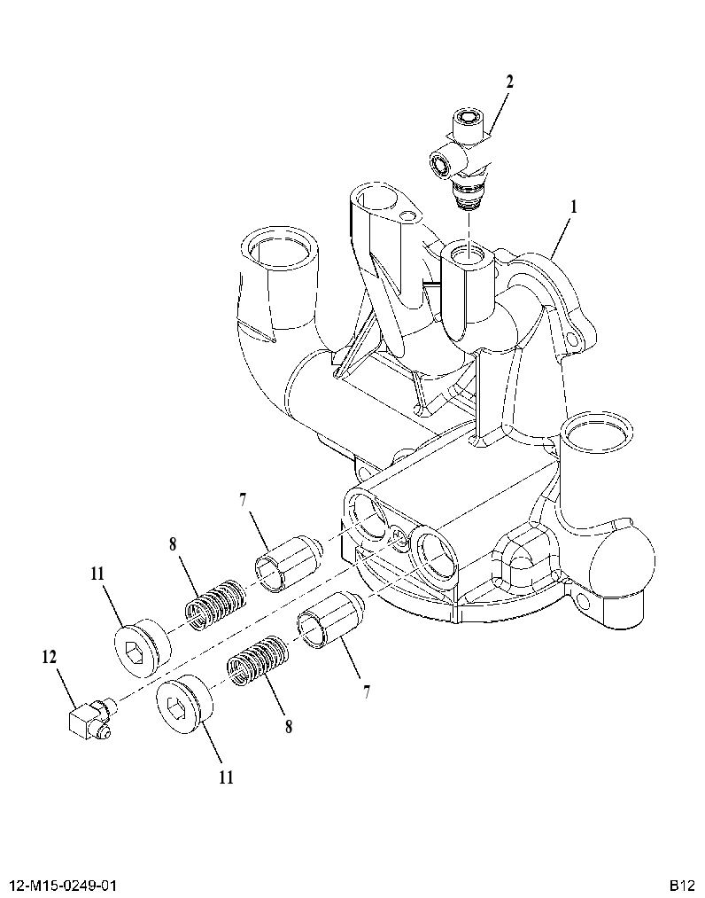 BASE AS-OIL FLTR (BASE ASM,OIL FILTER) 3990528 CAT