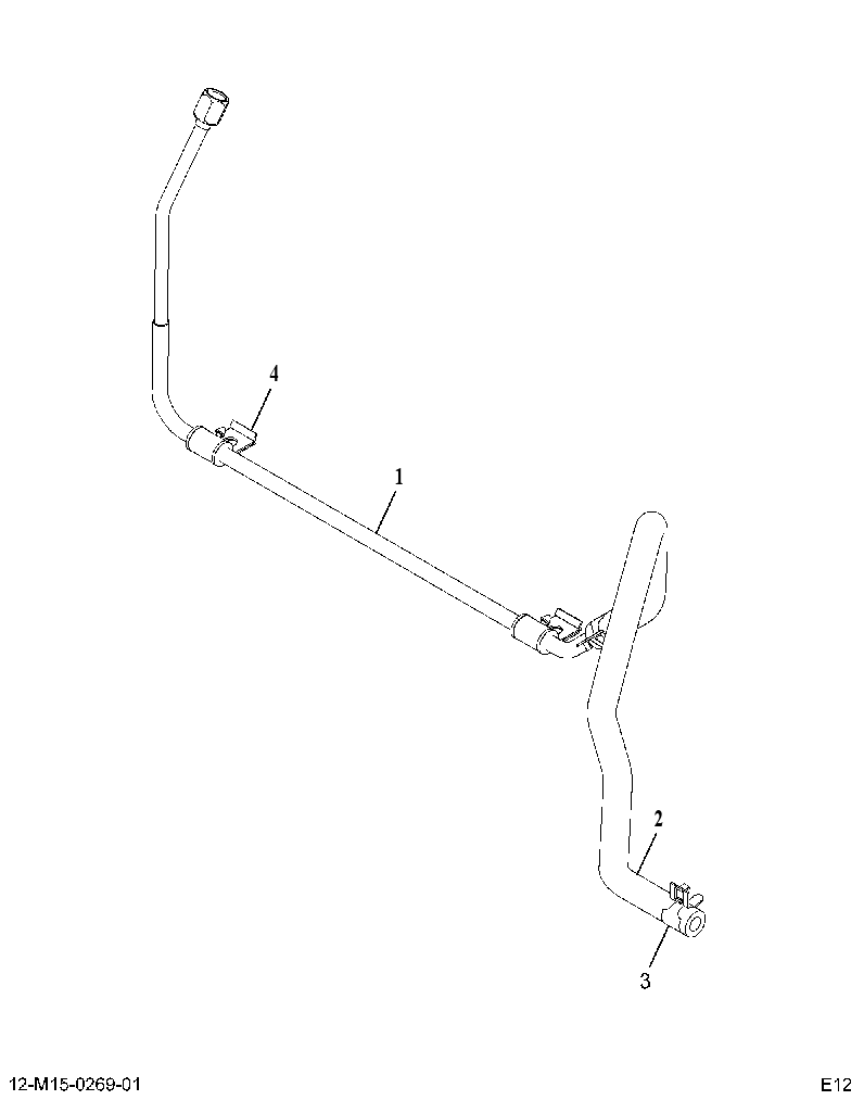 HOSE AS-COOL RTN (HOSE, ASSY TUBE DOSER CLNT RTN) 3987777 CAT