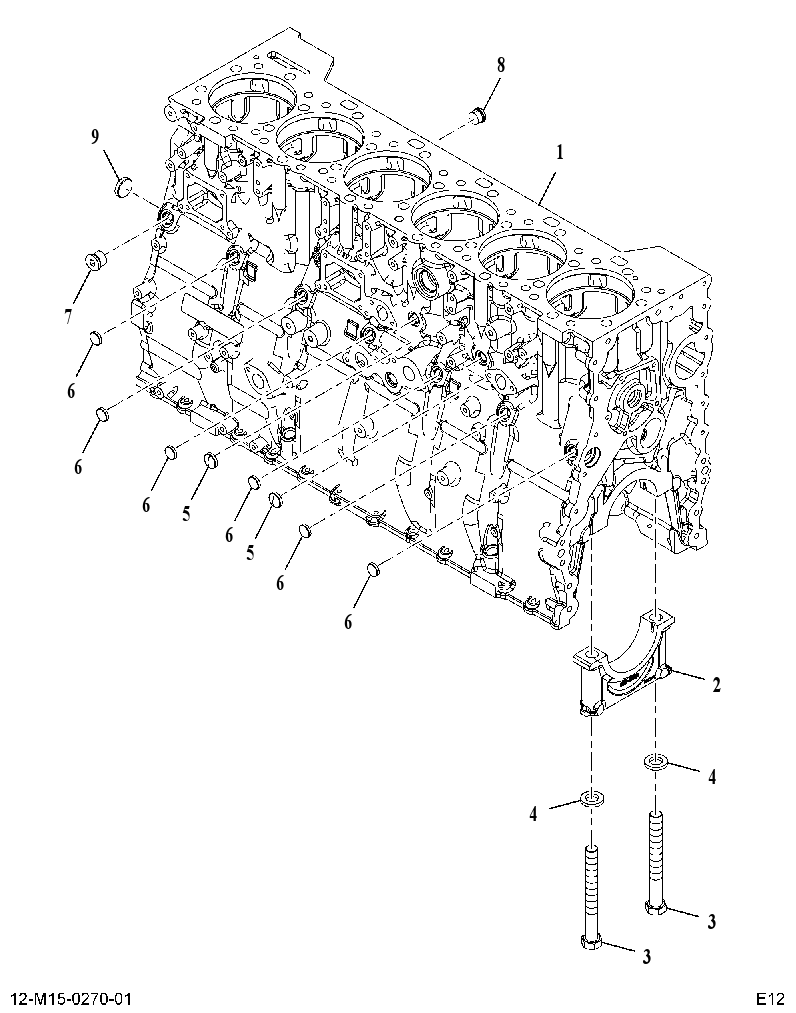 CRANKCASE AS-YL (CRANKCASE ASM YELLOW) 3990625 CAT
