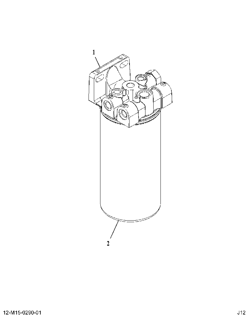 FILTER AS-FUEL (FILTER, ASM FUEL) 4241412 CAT
