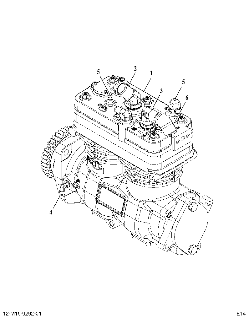 KIT-AIR COMPR (KIT, AIR CMPRSR TWIN CYL) 3990169 CAT